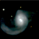 The flaring galaxy ESO 253-3, 570 million light-years away, imaged as part of the All-weather MUse Supernova Integral-field of Nearby Galaxies (AMUSING) survey.